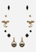 Ciela Moon Moth Earring Set
