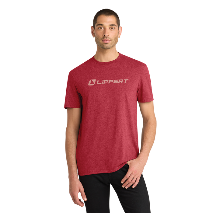 **CLEARANCE** District Heathered Red T-shirt (Fashion White)