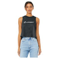 **CLEARANCE** Ladies Dark Grey Crop Tank