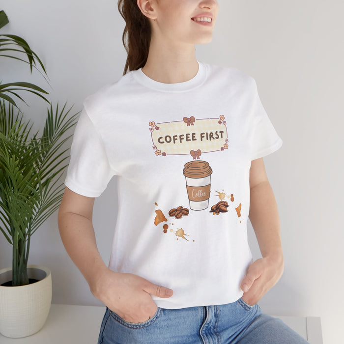 Coffee First Graphic Tee