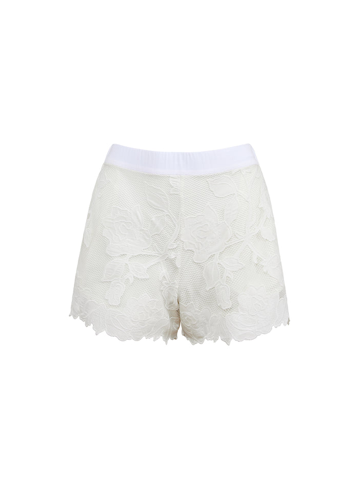 Collette Short-ivory-flat