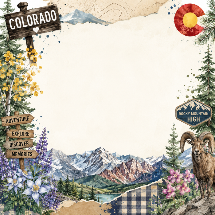 Colorado Scrapbook Kit
