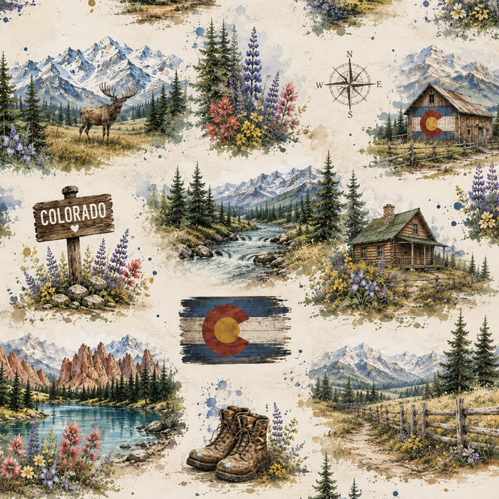 Colorado Scrapbook Kit