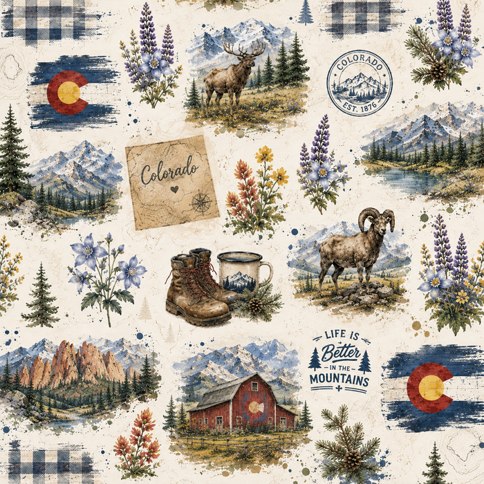 Colorado Scrapbook Kit