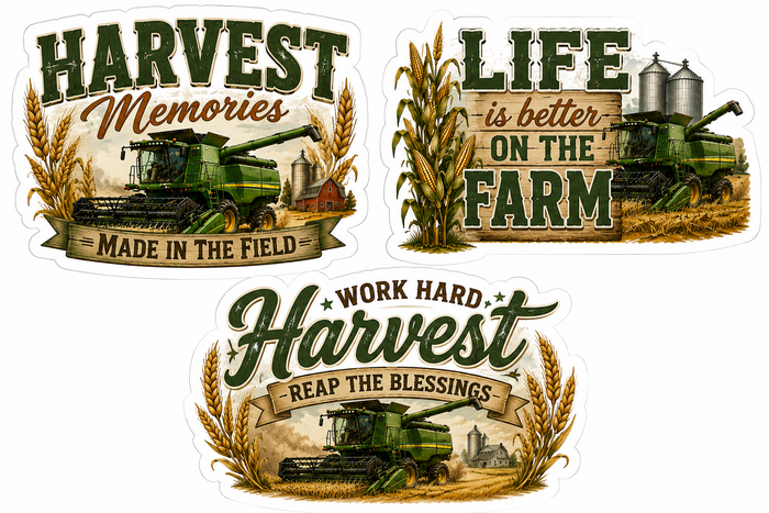 Combing Corn Scrapbook Kit