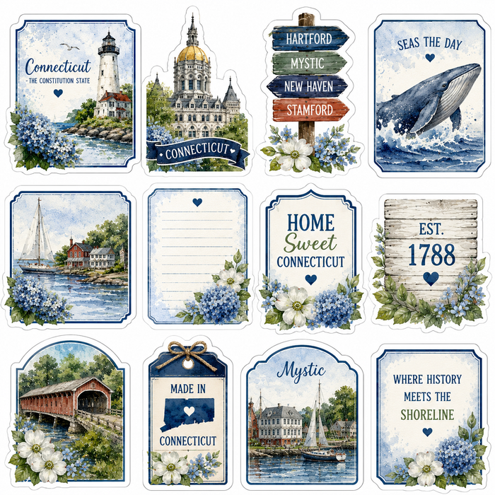 Conneticut Scrapbook Kit
