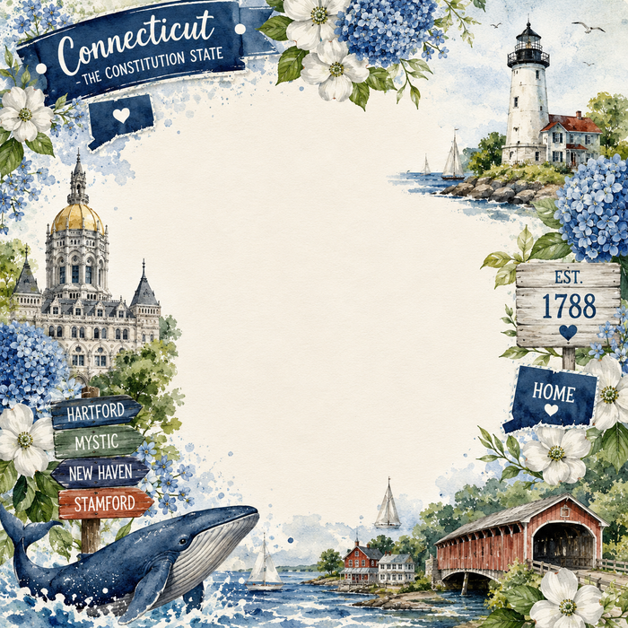 Conneticut Scrapbook Kit