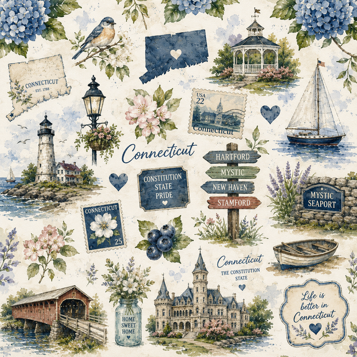 Conneticut Scrapbook Kit