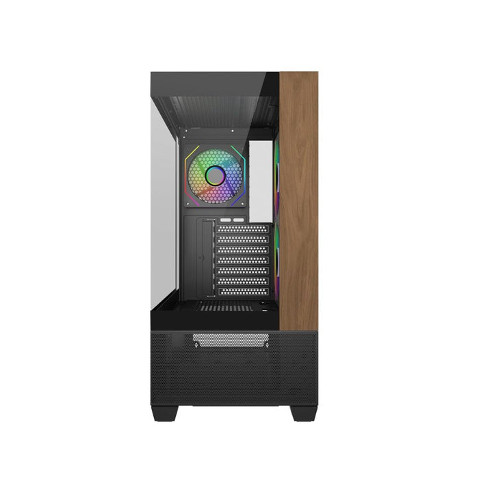 Cooler Master Master Elite 690 Wood ATX - Black