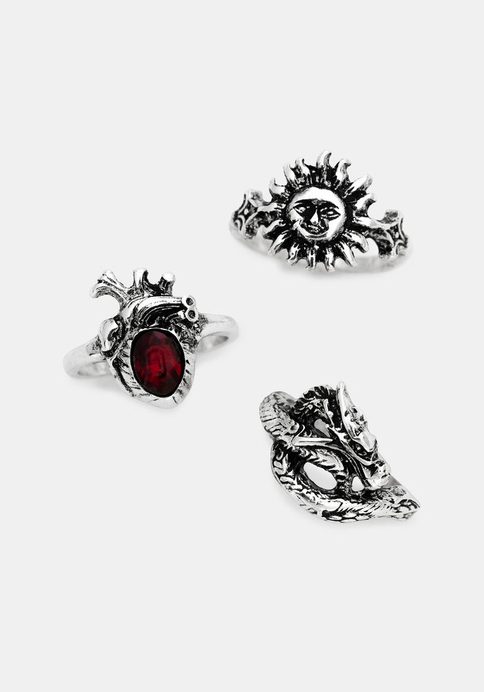Corium Anatomical Chain Rings Set of 3