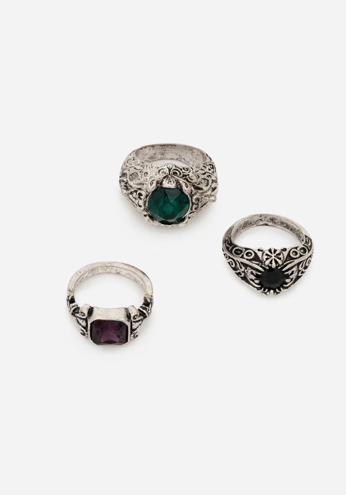 Corrowyn Gem Rings 3PK