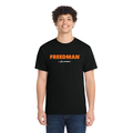 Cotton Tee - Jet Black - Freedman - Full Color Logo
