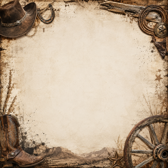 Cowboy Scrapbook Kit