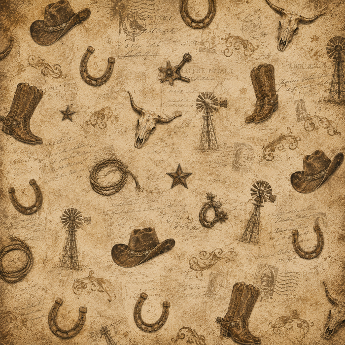 Cowboy Scrapbook Kit
