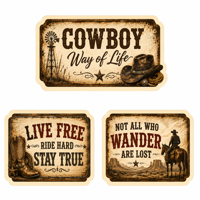 Cowboy Scrapbook Kit