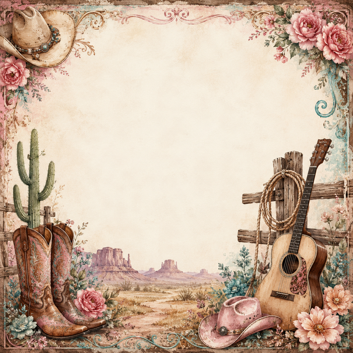 Cowgirl Scrapbook Kit