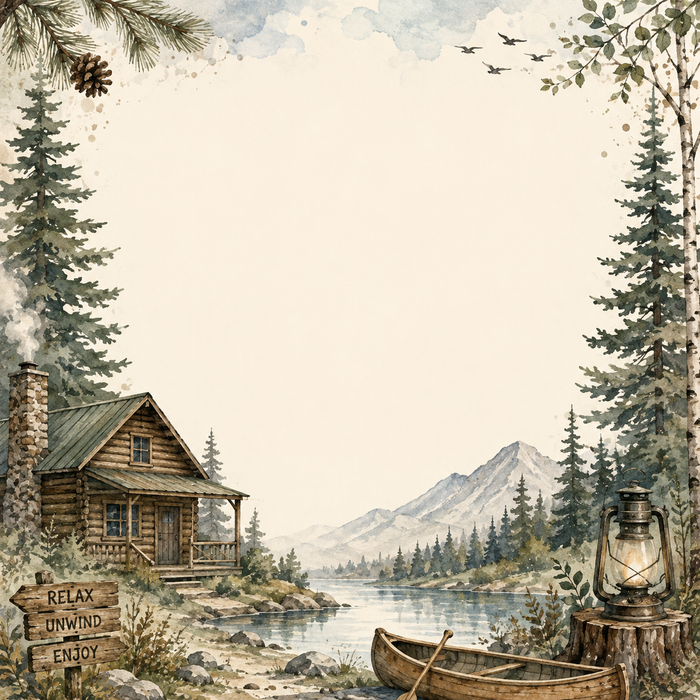 Cozy Cabin Scrapbook Kit