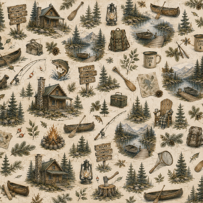Cozy Cabin Scrapbook Kit
