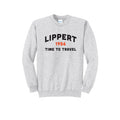 Crewneck Sweatshirt - Time To Travel - Ash Grey