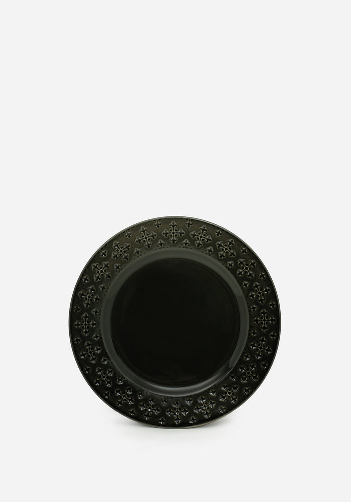 Crux Debossed Ombre Side Plate  (4 Piece Set)
