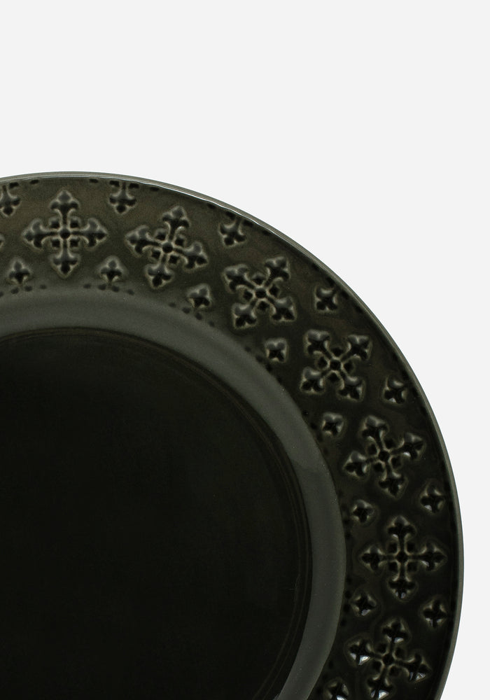 Crux Debossed Ombre Side Plate  (4 Piece Set)