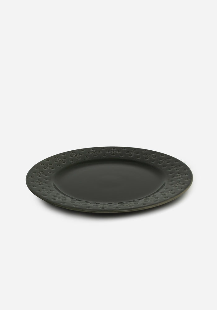 Crux Debossed Ombre Side Plate  (4 Piece Set)