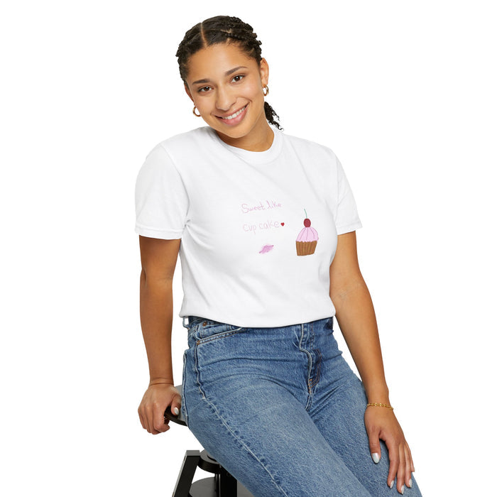 Cupcake Kisses T-Shirt — "Sweet Like Cupcake" Cute Pastry Graphic Tee