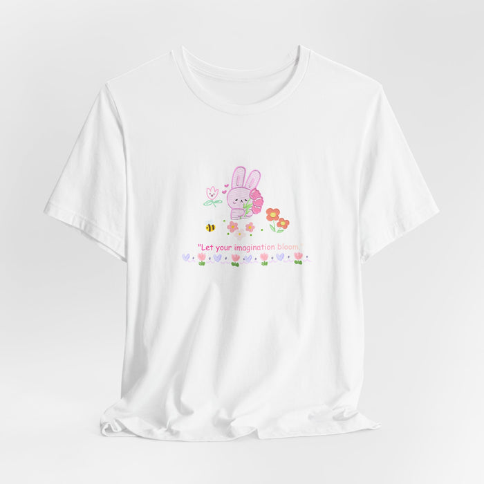 Cute Bunny "Let Your Imagination Run Wild" Tee
