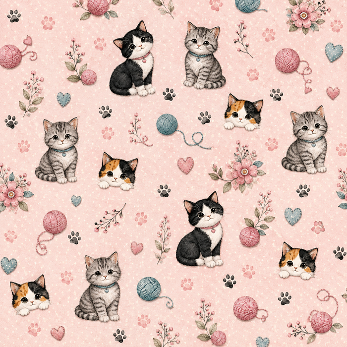 Cute Cat Scrapbook Kit