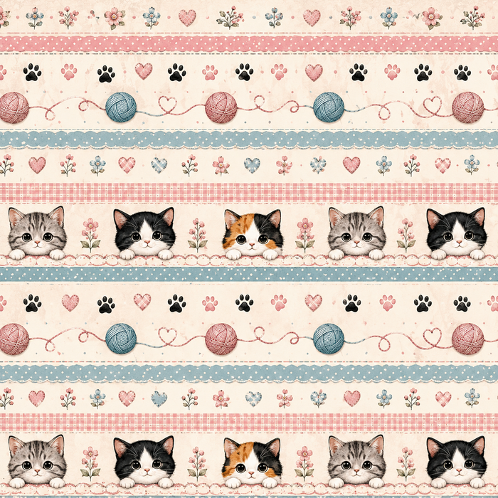 Cute Cat Scrapbook Kit