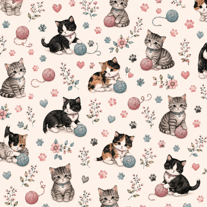 Cute Cat Scrapbook Kit