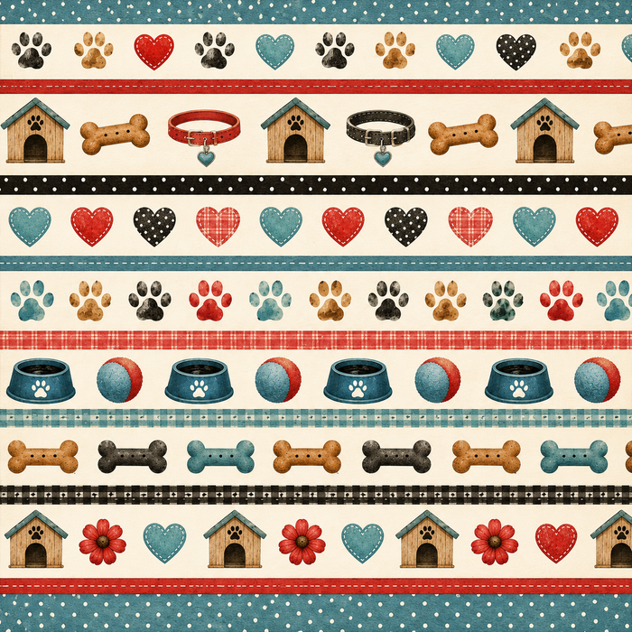 Cute Dog Scrapbook Kit