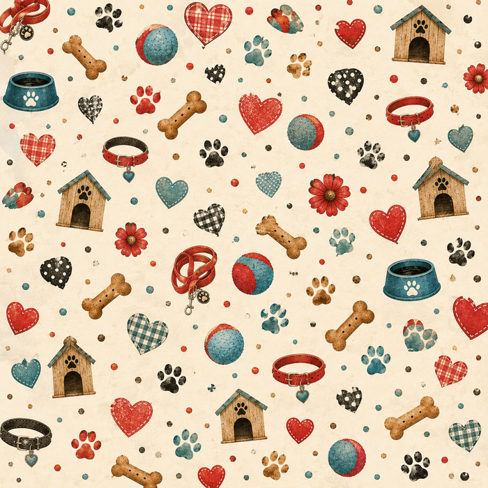 Cute Dog Scrapbook Kit