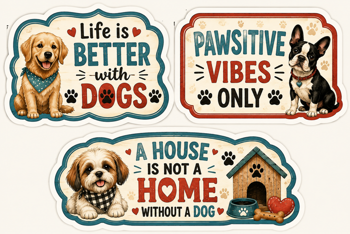 Cute Dog Scrapbook Kit