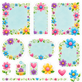 Cute Flowers Scrapbook Kit