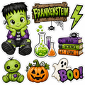Cute Frankenstein Scrapbooking Kit