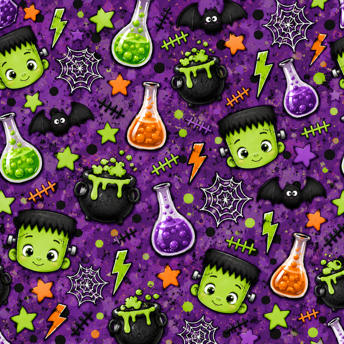 Cute Frankenstein Scrapbooking Kit
