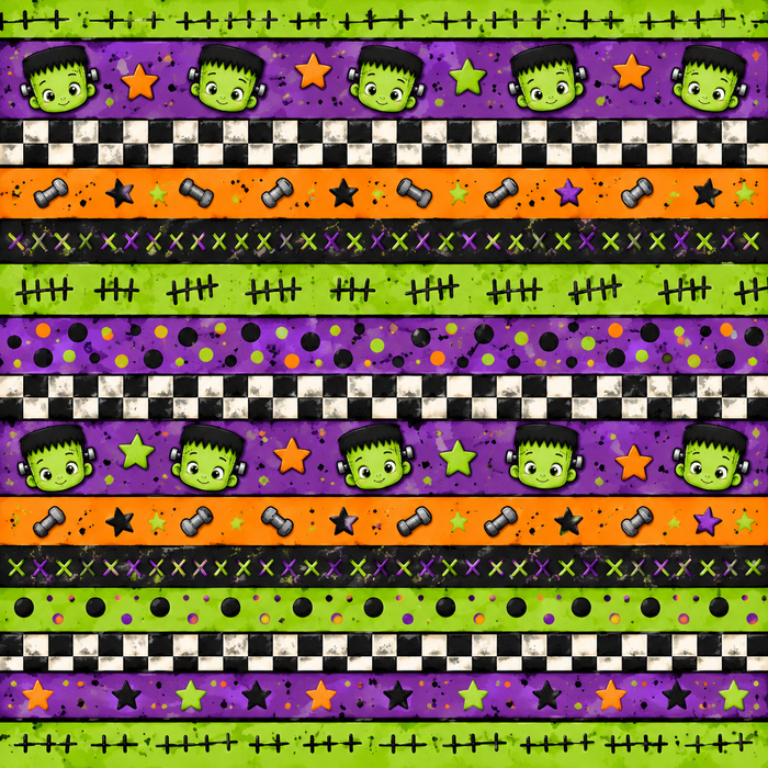 Cute Frankenstein Scrapbooking Kit