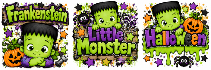 Cute Frankenstein Scrapbooking Kit