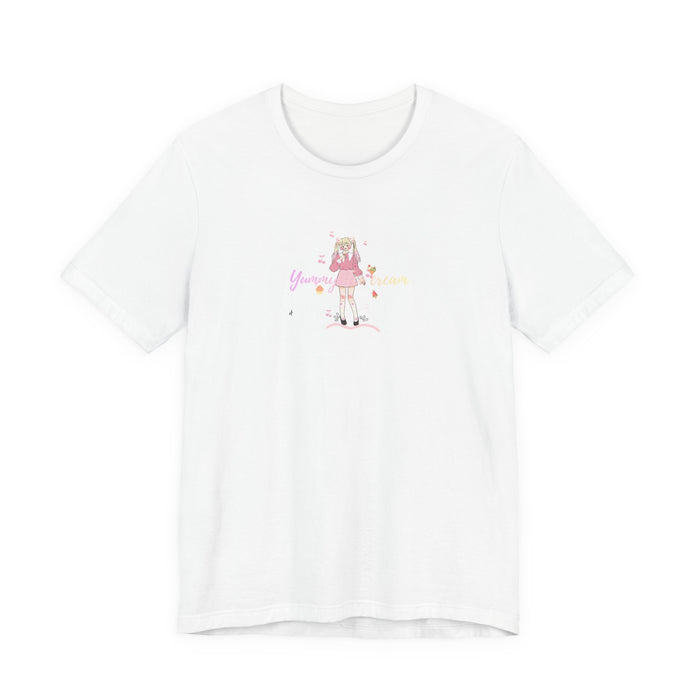 Cute Girl Skateboard Graphic Tee — "You Make Me Smile" Short Sleeve Shirt