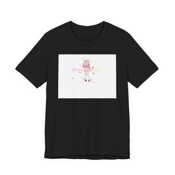 Cute Girl Skateboard Graphic Tee — "You Make Me Smile" Short Sleeve Shirt