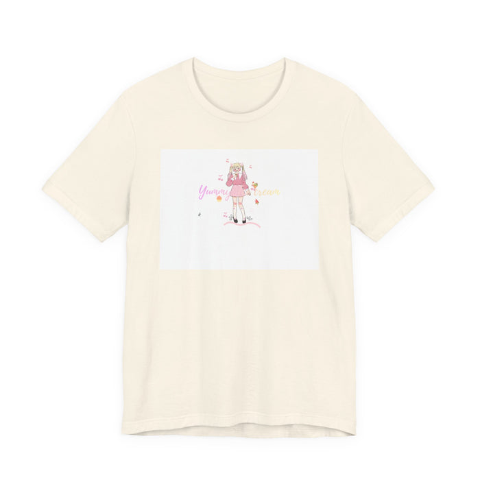 Cute Girl Skateboard Graphic Tee — "You Make Me Smile" Short Sleeve Shirt