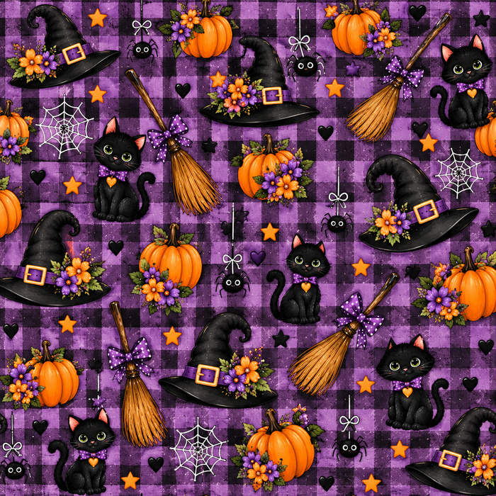 Cute Girl Witch Scrapbooking Kit