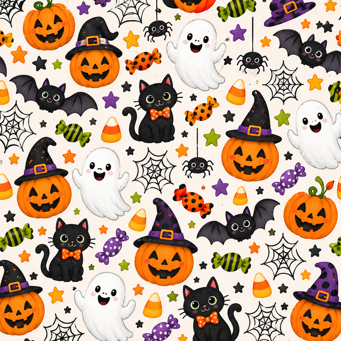 Cute Halloween Girl Scrapbook Kit