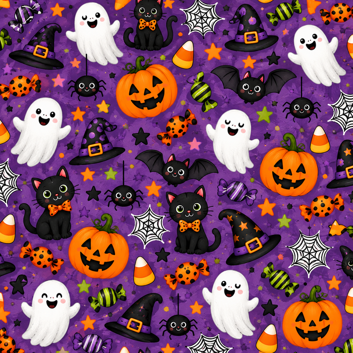 Cute Halloween Girl Scrapbook Kit