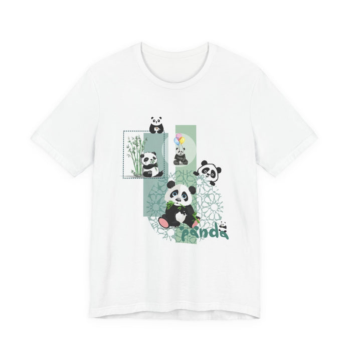 Cute Panda Graphic Tee — Playful Bamboo Panda Design