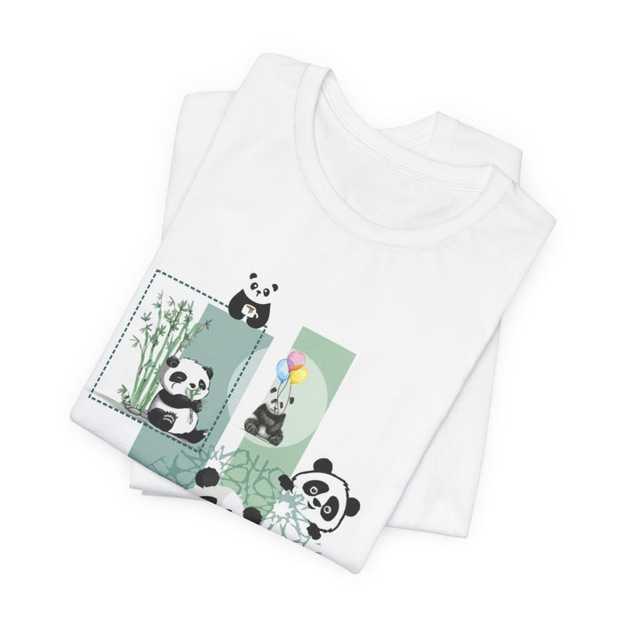 Cute Panda Graphic Tee — Playful Bamboo Panda Design