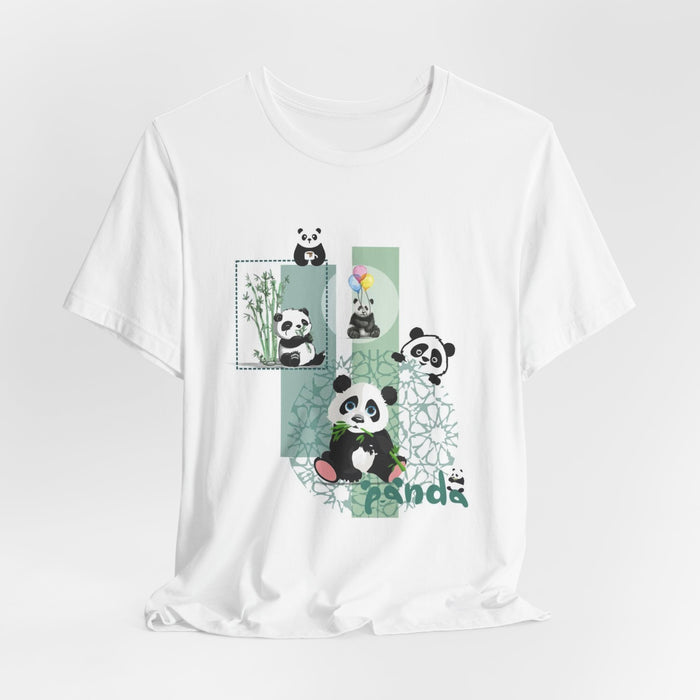 Cute Panda Graphic Tee — Playful Bamboo Panda Design
