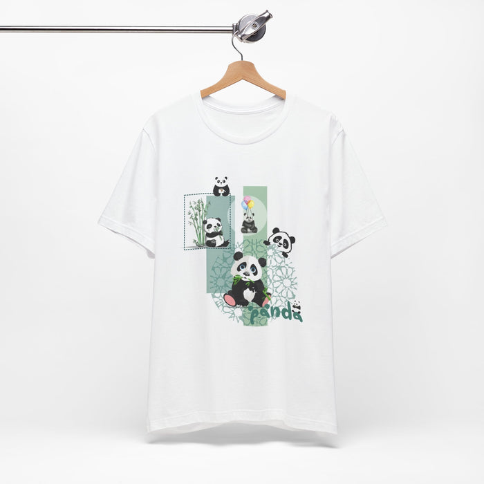 Cute Panda Graphic Tee — Playful Bamboo Panda Design