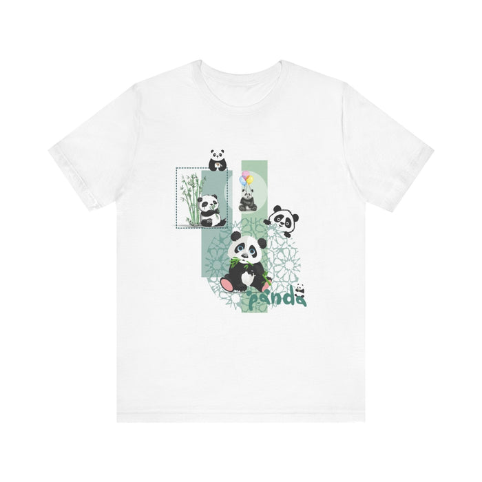 Cute Panda Graphic Tee — Playful Bamboo Panda Design